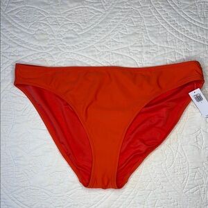 NWT Old Navy Orange Classic Bikini Bottom Swimwear - Size L